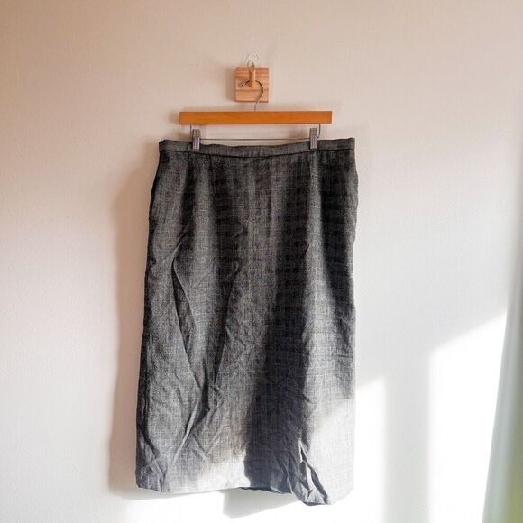 Vintage Pendleton Plaid Wool Skirt Size 18W - Picture 1 of 5